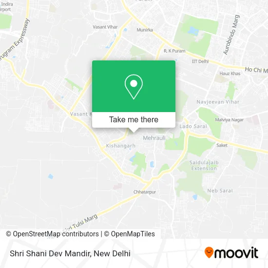 Shri Shani Dev Mandir map