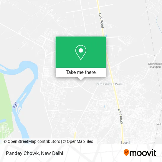 Pandey Chowk map