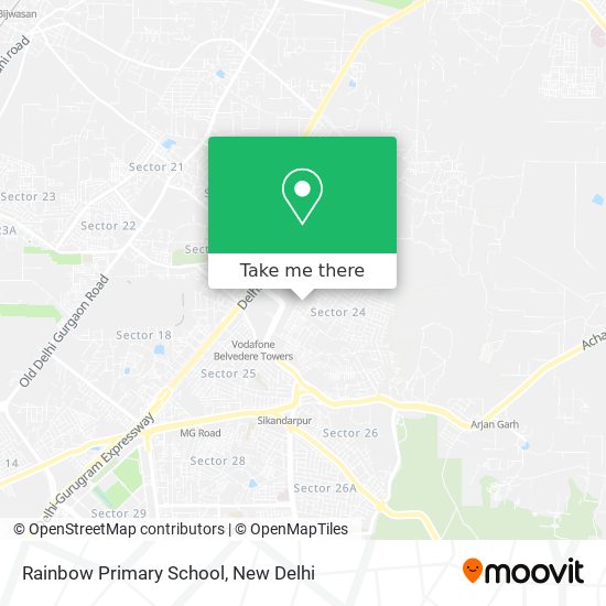 Rainbow Primary School map