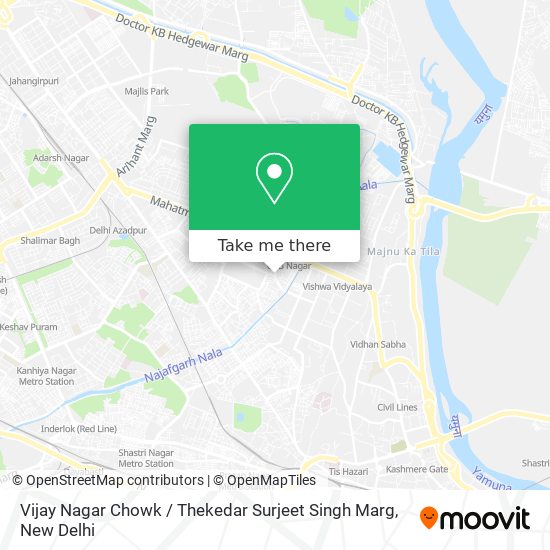 Vijay Nagar Chowk / Thekedar Surjeet Singh Marg map