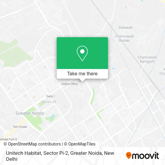 Unitech Habitat, Sector Pi-2, Greater Noida map