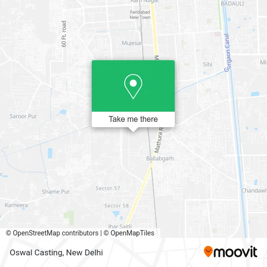 Oswal Casting map
