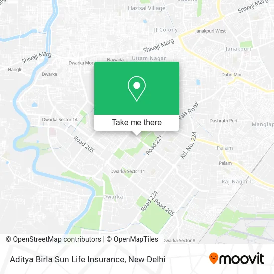 Aditya Birla Sun Life Insurance map