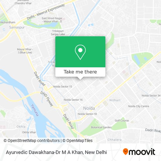 Ayurvedic Dawakhana-Dr M A Khan map