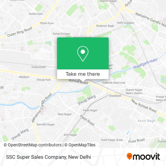 SSC Super Sales Company map