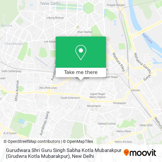 Gurudwara Shri Guru Singh Sabha Kotla Mubarakpur (Grudwra Kotla Mubarakpur) map