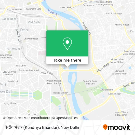 केंद्रीय भंडार (Kendriya Bhandar) map