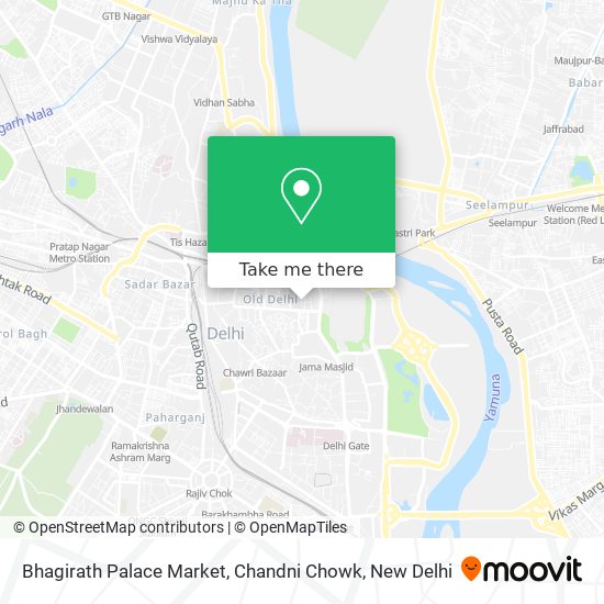 Bhagirath Palace Market, Chandni Chowk map
