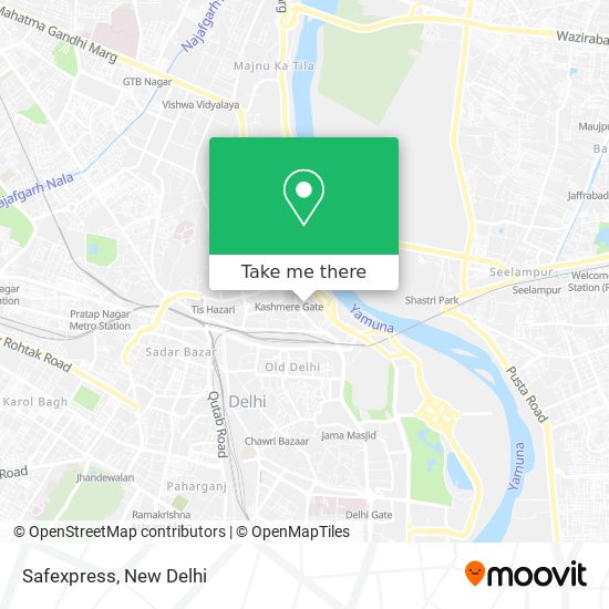 Safexpress map