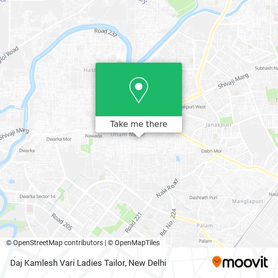 Daj Kamlesh Vari Ladies Tailor map
