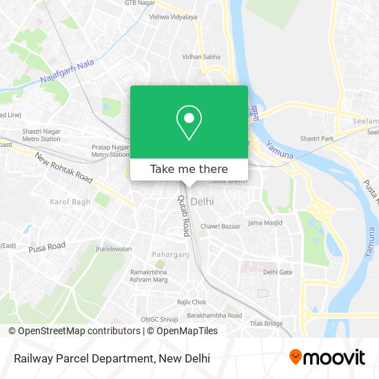 Railway Parcel Department map