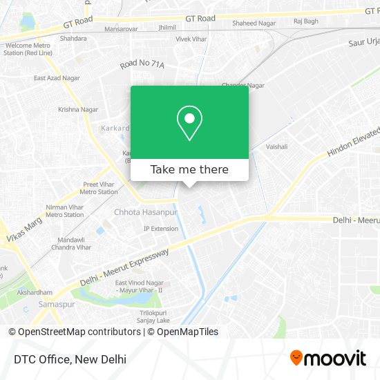 DTC Office map