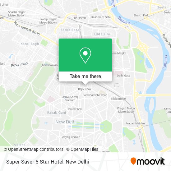 Super Saver 5 Star Hotel map