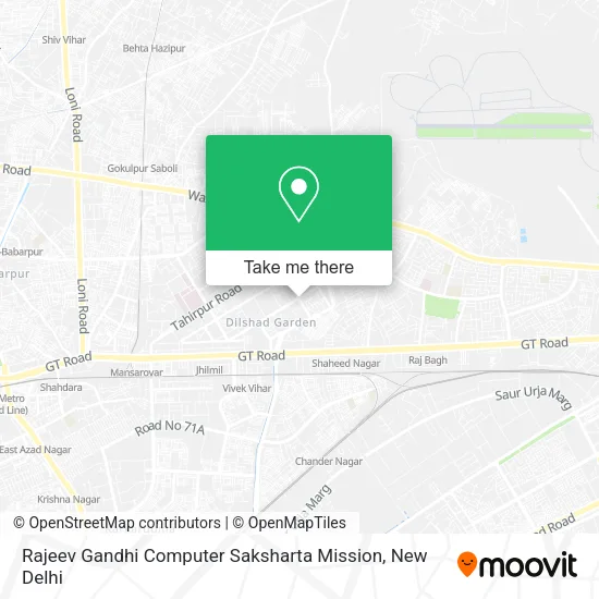 Rajeev Gandhi Computer Saksharta Mission map