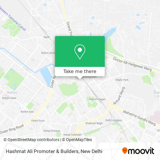 Hashmat Ali Promoter & Builders map