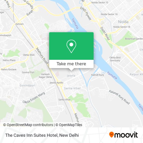 The Caves Inn Suites Hotel map