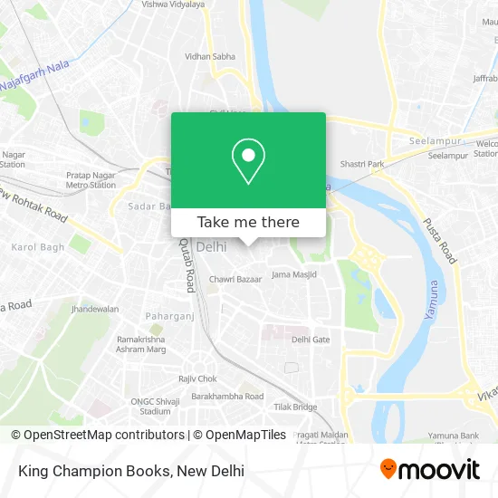 King Champion Books map