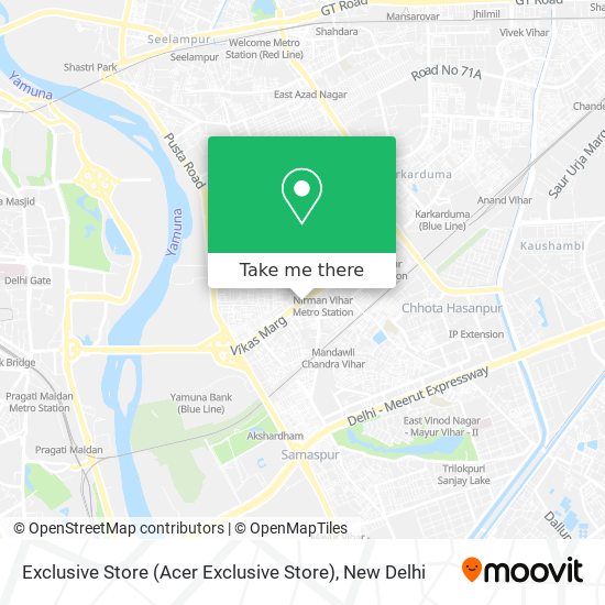 Exclusive Store (Acer Exclusive Store) map