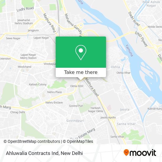 Ahluwalia Contracts Ind map