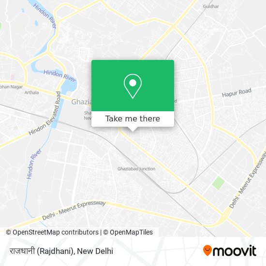 राजधानी (Rajdhani) map