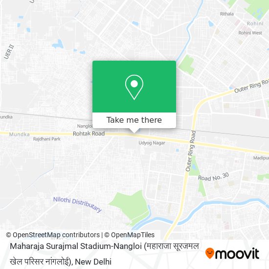 Maharaja Surajmal Stadium-Nangloi (महाराजा सूरजमल खेल परिसर नांगलोई) map