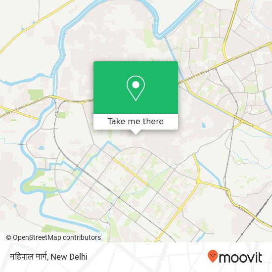 महिपाल मार्ग map