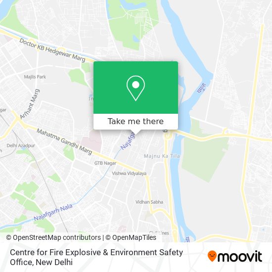 Centre for Fire Explosive & Environment Safety Office map