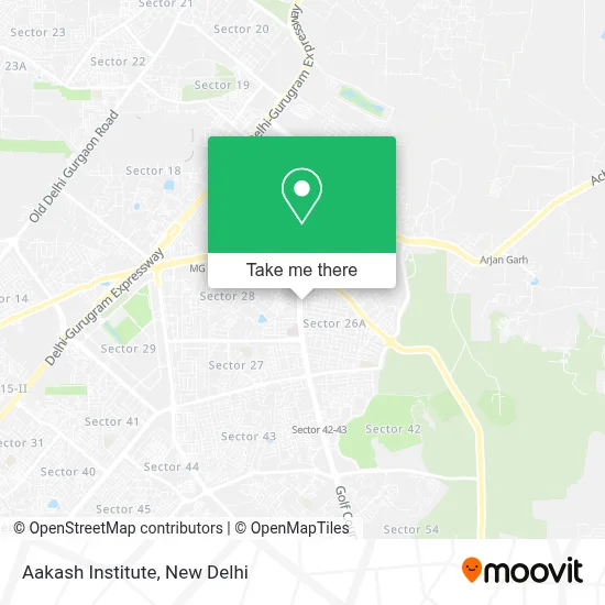 Aakash Institute map