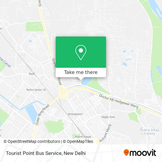 Tourist Point Bus Service map