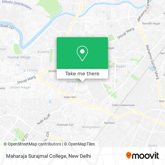 Maharaja Surajmal College map