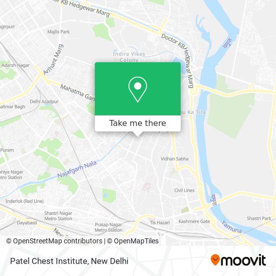 Patel Chest Institute map