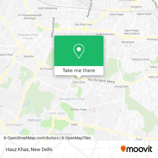 Hauz Khas map