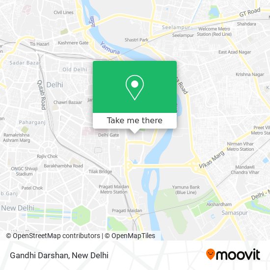 Gandhi Darshan map