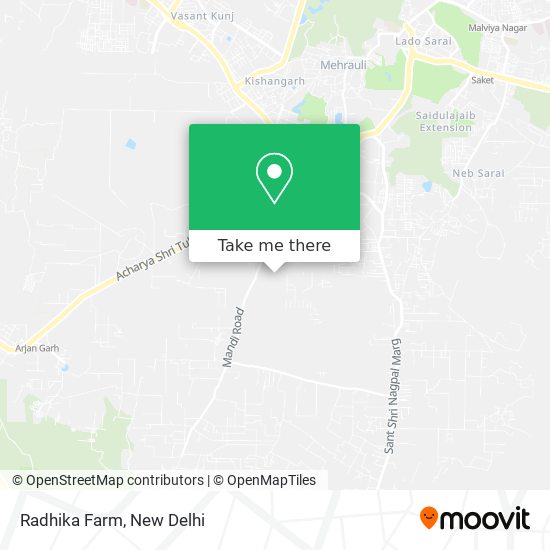 Radhika Farm map