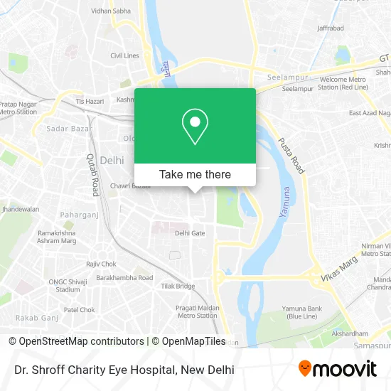 Dr. Shroff Charity Eye Hospital map
