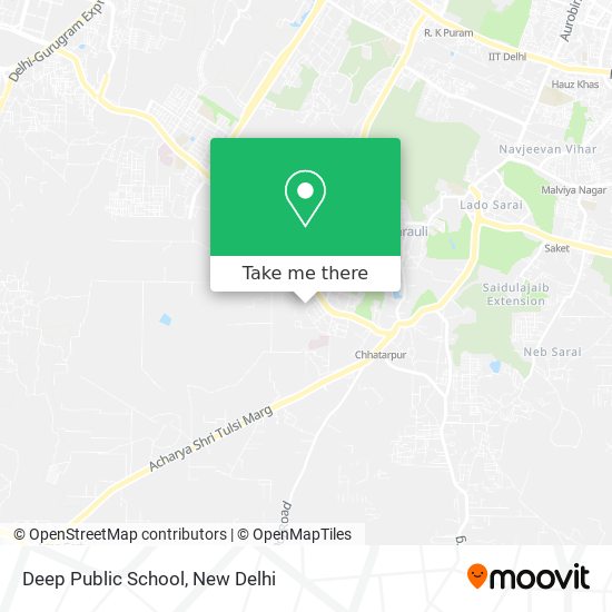 Deep Public School map