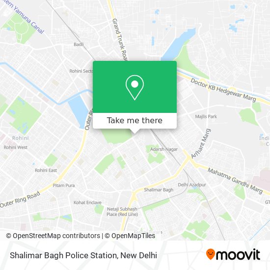 Shalimar Bagh Police Station map