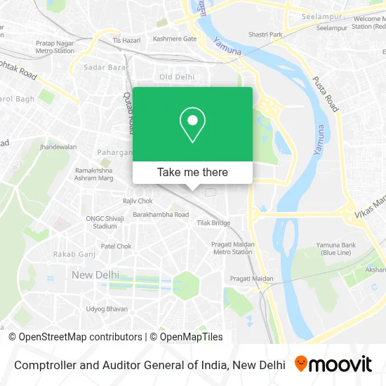 Comptroller And Auditor General Of India map