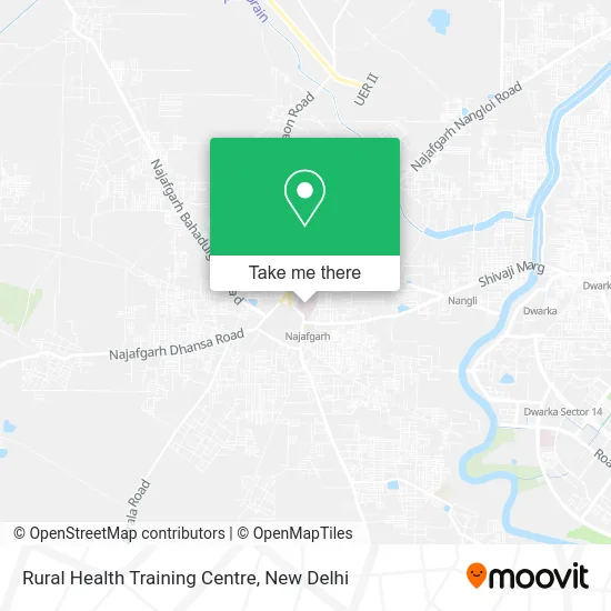 Rural Health Training Centre map