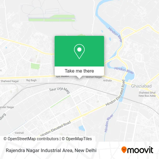 Rajendra Nagar Industrial Area map