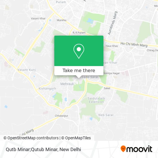 Qutb Minar;Qutub Minar map