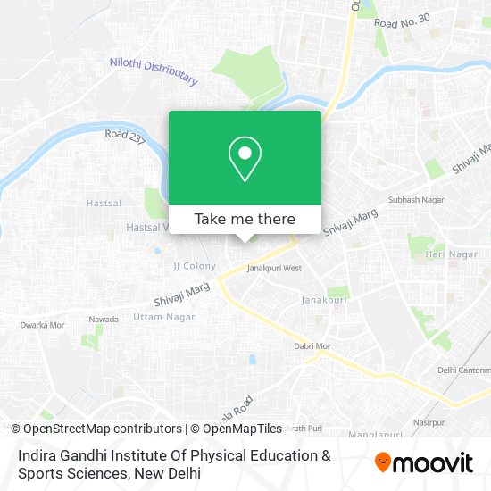 Indira Gandhi Institute Of Physical Education & Sports Sciences map