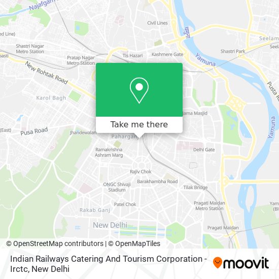 Indian Railways Catering And Tourism Corporation - Irctc map