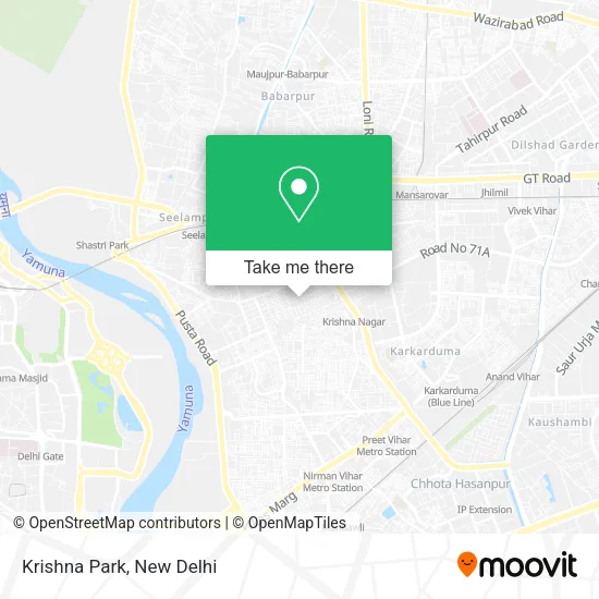 Krishna Park map
