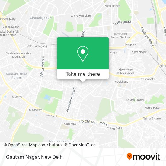 Gautam Nagar map