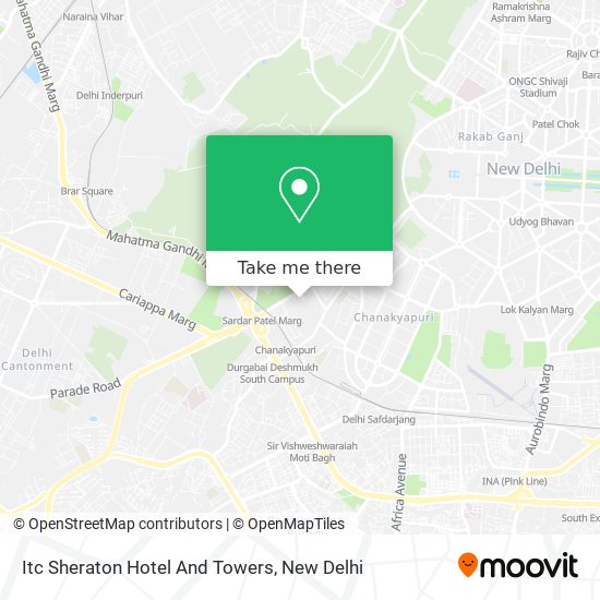 Itc Sheraton Hotel And Towers map