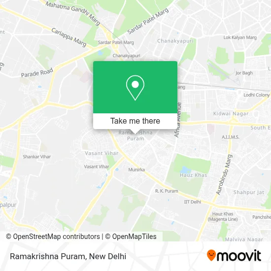 Ramakrishna Puram map