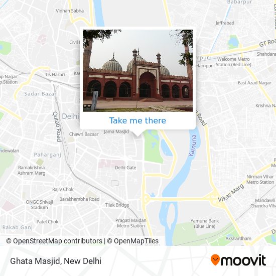 Ghata Masjid map