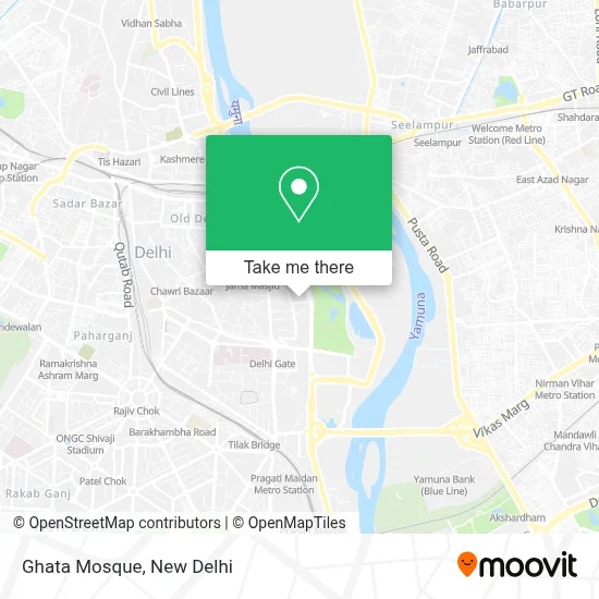 Ghata Masjid map