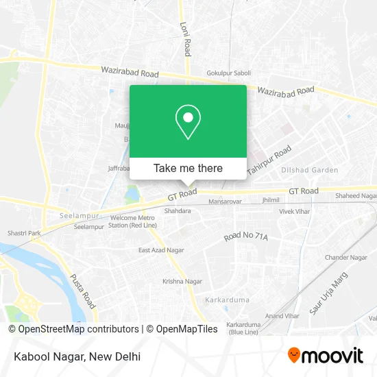 Kabool Nagar map